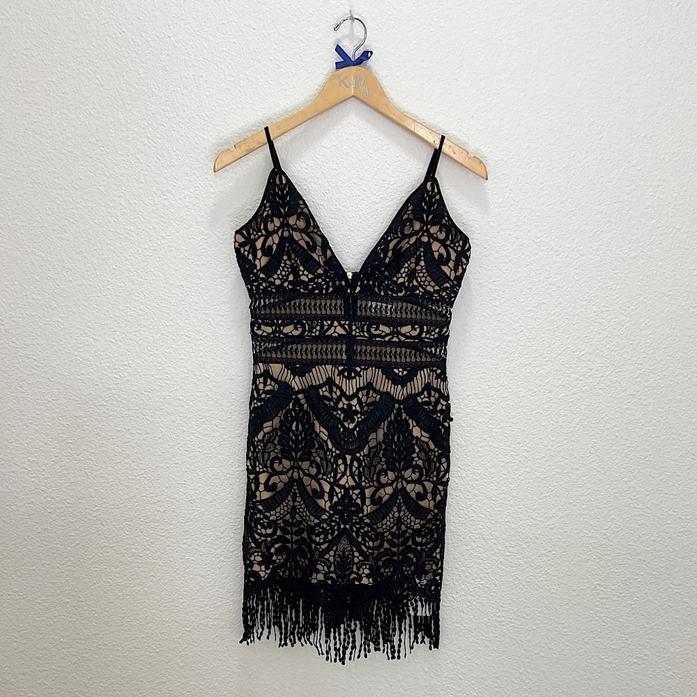 Saylor Black Lace Dress